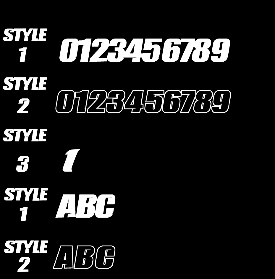 odi plate decals